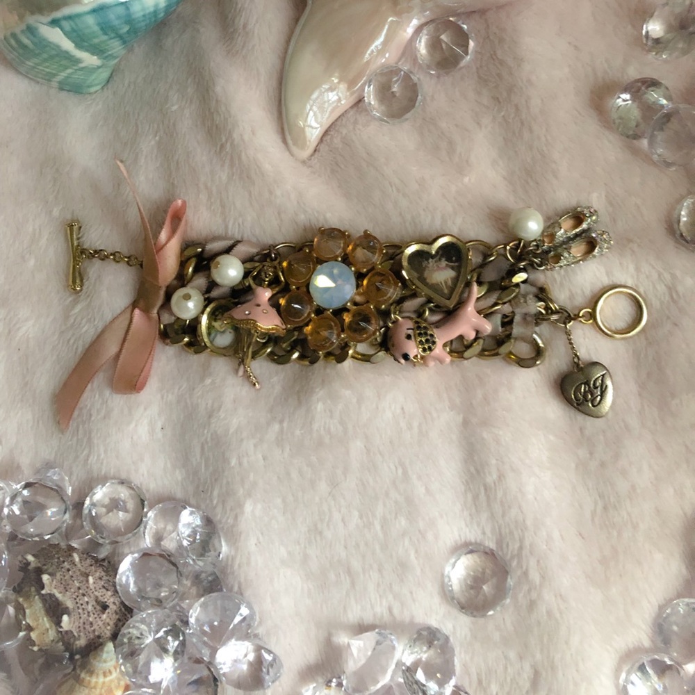 Betsey Johnson Ballerina Toggle Bracelet